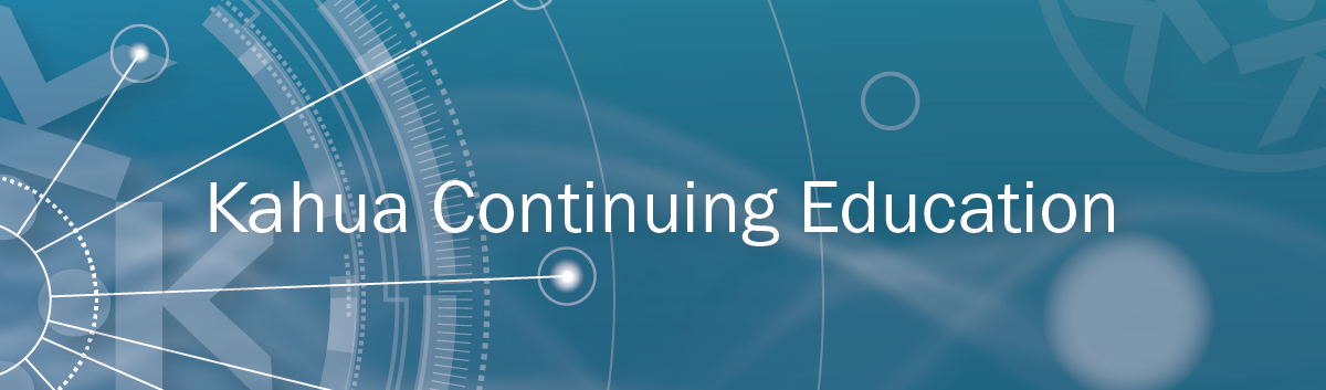 Kahua Continuing Education Webinar