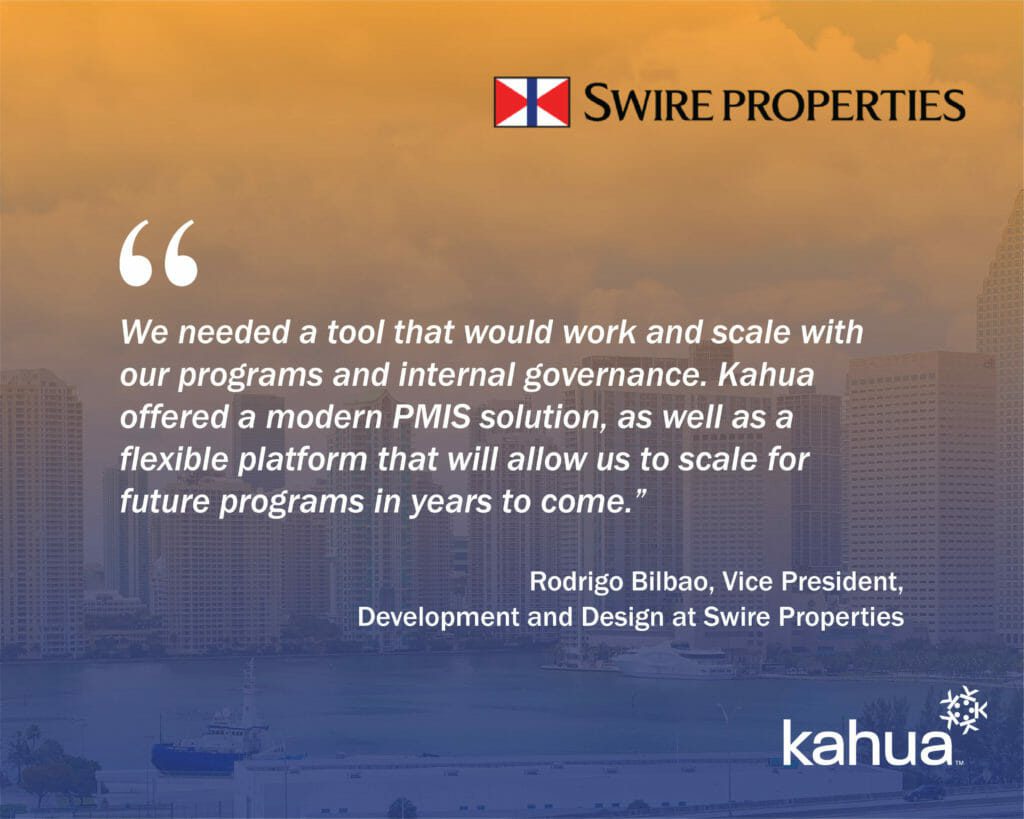 Swire selects Kahua